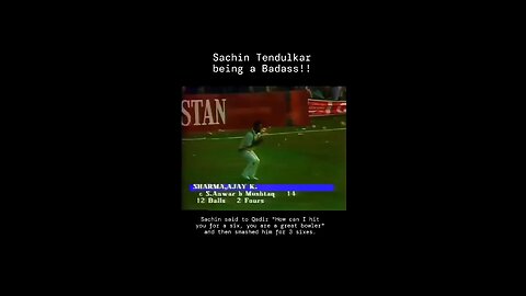 Legend Begins: Sachin Tendulkar's First International Match Highlight
