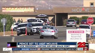 Vice President Mike Pence expected to visit Mojave Air and Space Port Tuesday