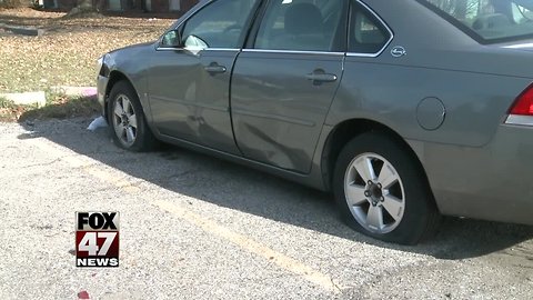 Tire slashing spree in South Lansing