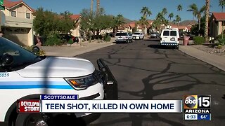 Teen shot and killed in Scottsdale area home