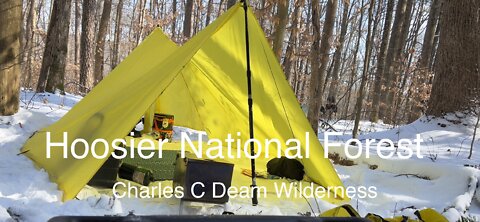 Hoosier National Forest/Charles C Deam Wilderness/Cold Winter Camping