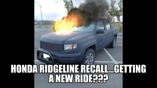 Honda might be giving you a FREE RIDGLINE!!! (Honda Ridgeline RECALL/NOT CLICKBAIT)