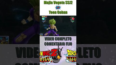 Majin Vegeta SSJ2 Vs. Teen Gohan #shorts #shorts #db #dbz #dbgt #dbs #dbkai #trunksdelfuturo #gokuss