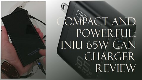 INIU 65W GaN Charger AI-624 Review (Smallest Dual USB-C PD PPS 65W Wall Charger)