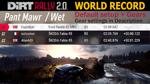 WORLD RECORD - Fiesta MKII - Pant Mawr - WET - 02.39.646 - DiRT Rally 2.0