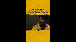 @21savage Loyalty means everything to me.