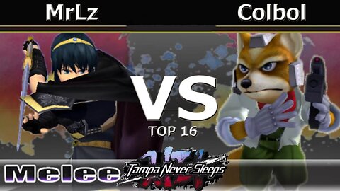 MrLz (Marth) vs. SS|Colbol (Fox) - Melee Top 16 - TNS7