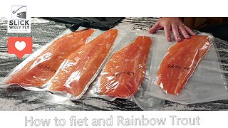 How to Filet Rainbow Trout - NO BONES