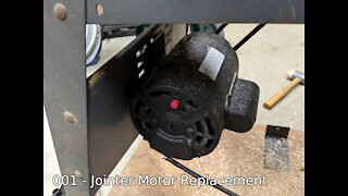 Jointer Motor Replacement