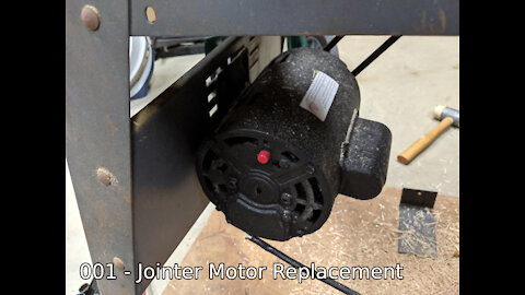 Jointer Motor Replacement