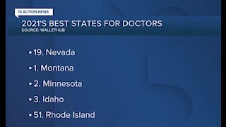 Nevada ranks 19th for best states for doctors