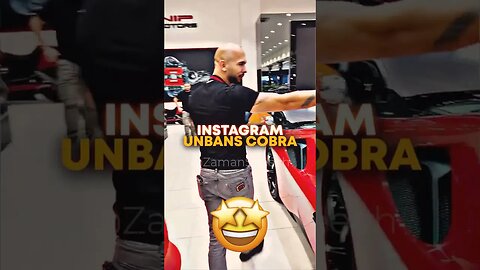 Andrew Tate Gets Unbanned From Instagram #shorts #andrewtate #andrewtate