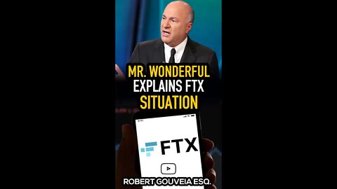 Mr. Wonderful Explains FTX Situation #shorts