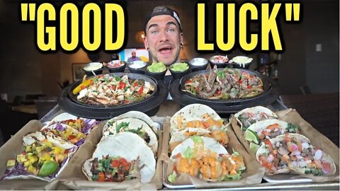 UNBEATEN MEXICAN FOOD CHALLENGE | Crazy Tacos, Fajitas & Seafood | Omaha Nebraska