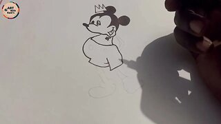 🥰Mickey Mouse 🐭 simple drawing videos please support my channel ❣️