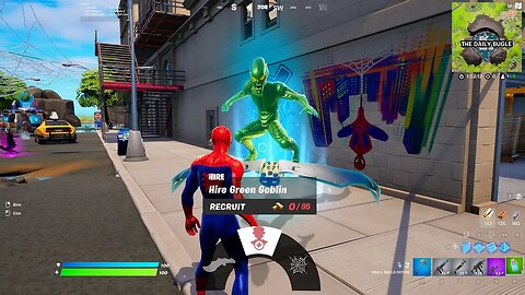 THE GREEN GOBLIN IS HERE in Fortnite! (Green Goblin NPC, MJ NPC, Spider-Man NPC)