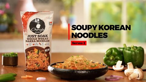 Soupy Noodles Recipe | Ching’s Just Soak Whole Wheat Hakka Noodles | Kitchen Savour