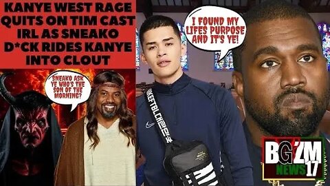 @kanyewest Rage Quits on @Timcast As Sneako D*ck Rides Kanye & Nick Fuentes Into Free Clout
