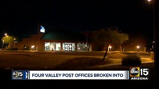 Four Valley post offices broken into