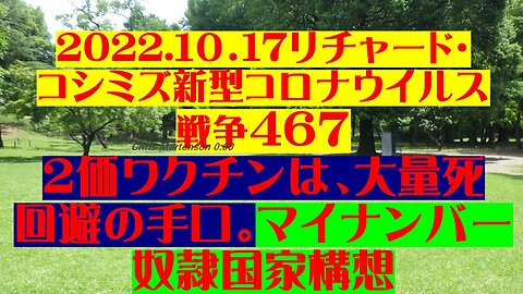 2022.10.17 リチャード・コシミズ新型コロナウイルス戦争４６７