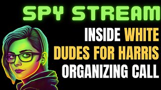 SPY STREAM: Inside the White Dudes for Kamala Harris Organizing Call
