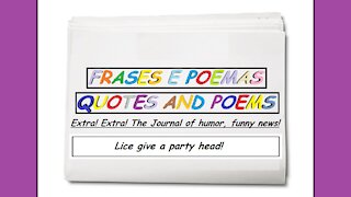 Funny news: Lice give a party head! [Quotes and Poems]