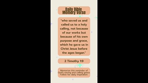 Bible Memory Verse of the Day #christianity #God #Jesus #Bible #Biblestudy #2Timothy