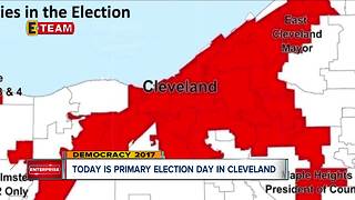 Primary Election Day underway in Cleveland Mayor's race