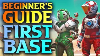 No Man's Sky Beginner's Guide 2022 - Part 2 Build Your FIrst Base Anywhere!