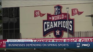 Businesses are looking forward to Spring sports