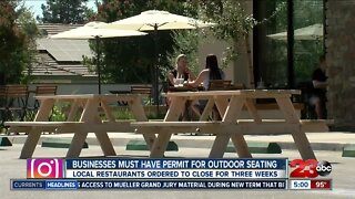 Businesses required to have permit to expand outdoor seating