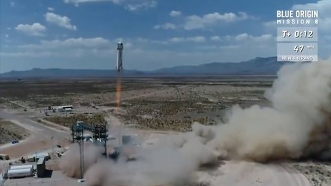 Blue Origin Launches Space Capsule On Highest Test Flight Yet