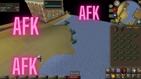 OSRS AFK Skilling - How AFK is Anglerfish