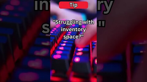 🎮 Inventory Full? Quick Fix Tip! 💼