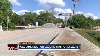 CSX Construction causing traffic headache in Polk County