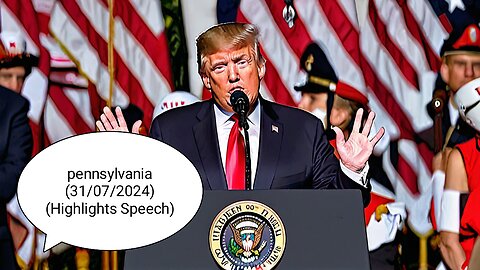 President Donald Trump Speech ❤️🔥 (Highlights) 2024 pennsylvania (31/07/2024)