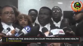 Ozekhome SAN and Press Briefing on the court proceedings on MNK health and unconditional release