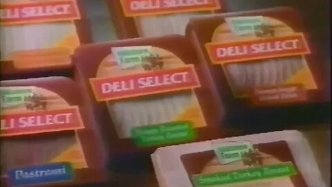 "90's Hillshire Farm Sliced Meats Horror Narrator Commercial" (1993) [It Puts The Meat In Its Mouth]