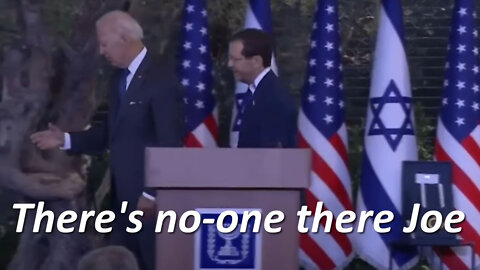 Joe Biden Tries to Shake Hands with The Air