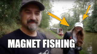 MAGNET FISHING with THE One and Only RAVENGIRL #vanlife #magnetfishing