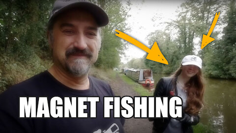MAGNET FISHING with THE One and Only RAVENGIRL #vanlife #magnetfishing
