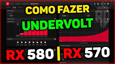 Melhor Config Undervolt para RX 580 & RX 570 100% sem erros