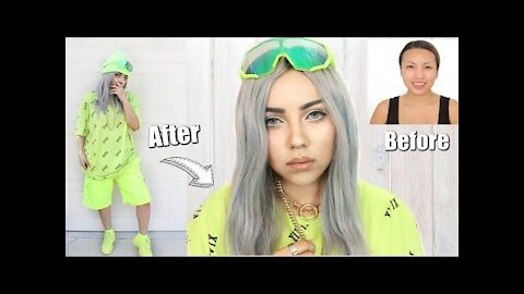 Billie Eilish Transformation Makeup