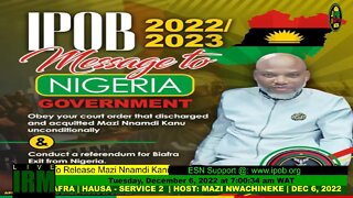 Welcome To The University Of Radio Biafra | Hausa - Service 2 | Host: Mazi Nwachineke | Doc 6, 2022