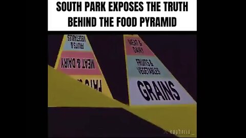 Takes A Cartoon For Some Food Pyramid Truth