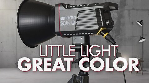 Amaran 200x S LED Light — Dual blue for exceptional color quality LED light