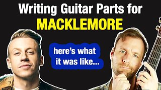 When I played guitar for Macklemore | "Intentions" guitar tutorial