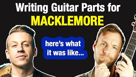 When I played guitar for Macklemore | "Intentions" guitar tutorial