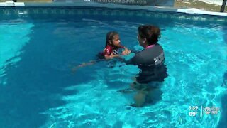 Local swim school offering water survival lessons to low-income families
