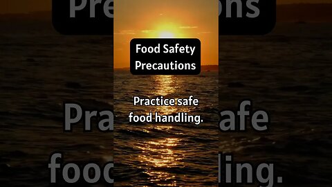 Food Safety Precautions #fact #shotrs #nature